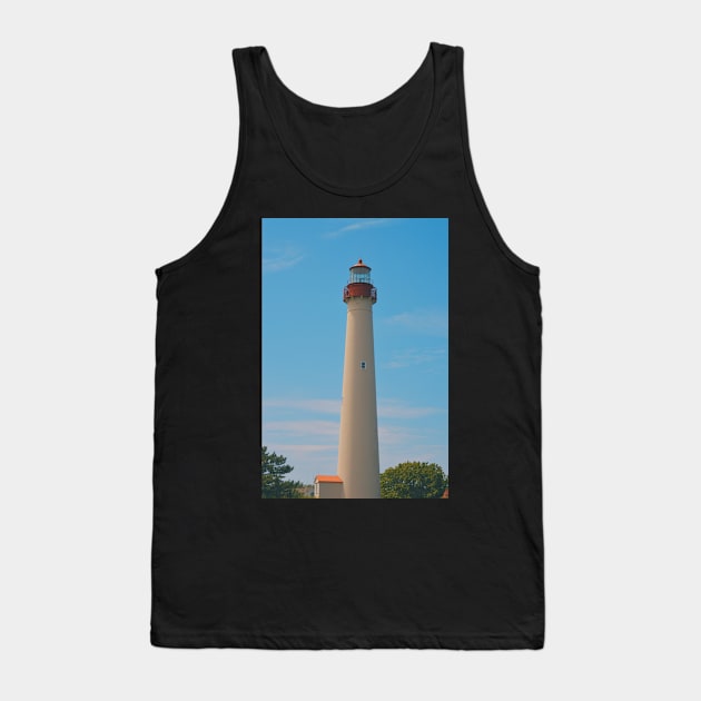 Cape May Lighthouse Tank Top by tessiaphoto